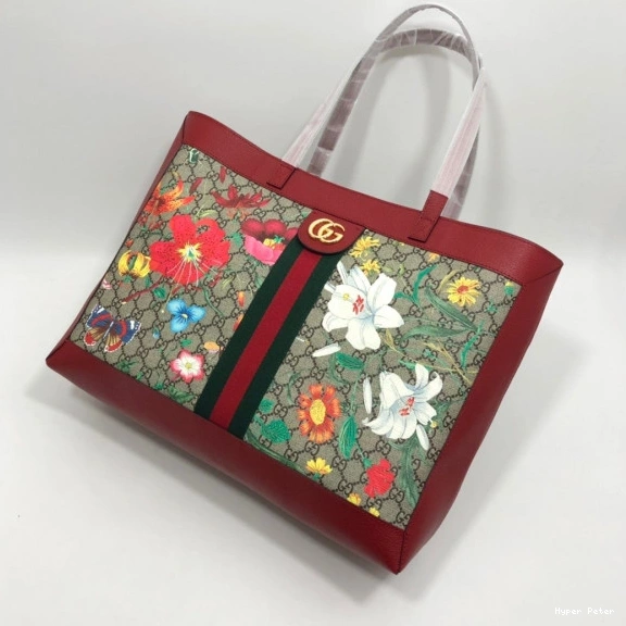 Hyper Peter Monogram Web Flora Tote Ophidia Supreme GUCCI Large GG 0717